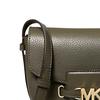 Michael Kors MK Reed Logo Flap Crossbody Bag Small Women Bags Olive-Green 35F3G6RC1T-OLIVE