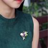 Fashion Elegant White Pearl Butterfly Brooch Elegant Light Luxury Corsage Pins Versatile Jewelry Clothing Accessories Gifts
