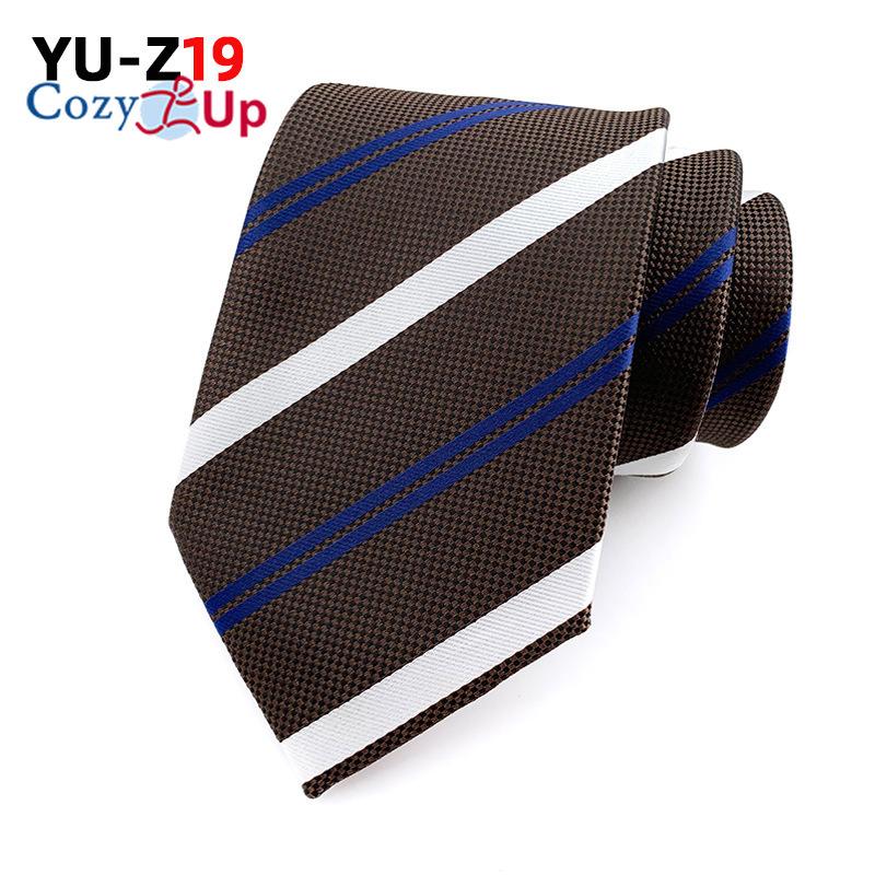 Cravatta da uomo con motivo PaisleyTies a righe alla moda da 3,15 pollici per matrimonio