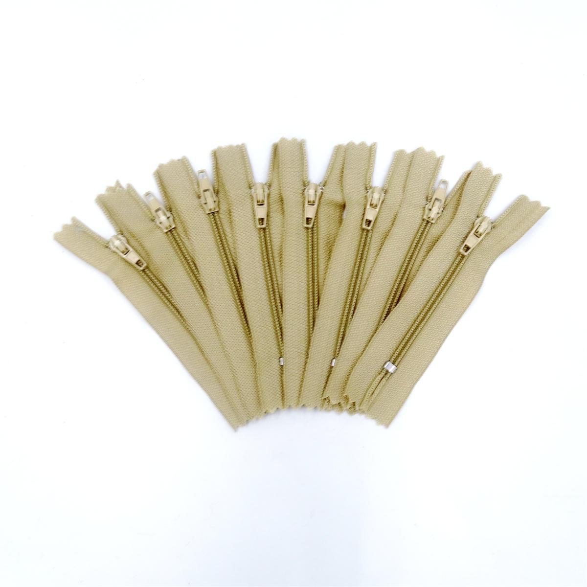 10 stuks 3 inch-24 inch (7,5 cm - 60 cm) Nylon Spiraal Ritsen voor Naaier Naaiwerk Ambachten Nylon Ritsen Bulk 20 Kleuren 25cm