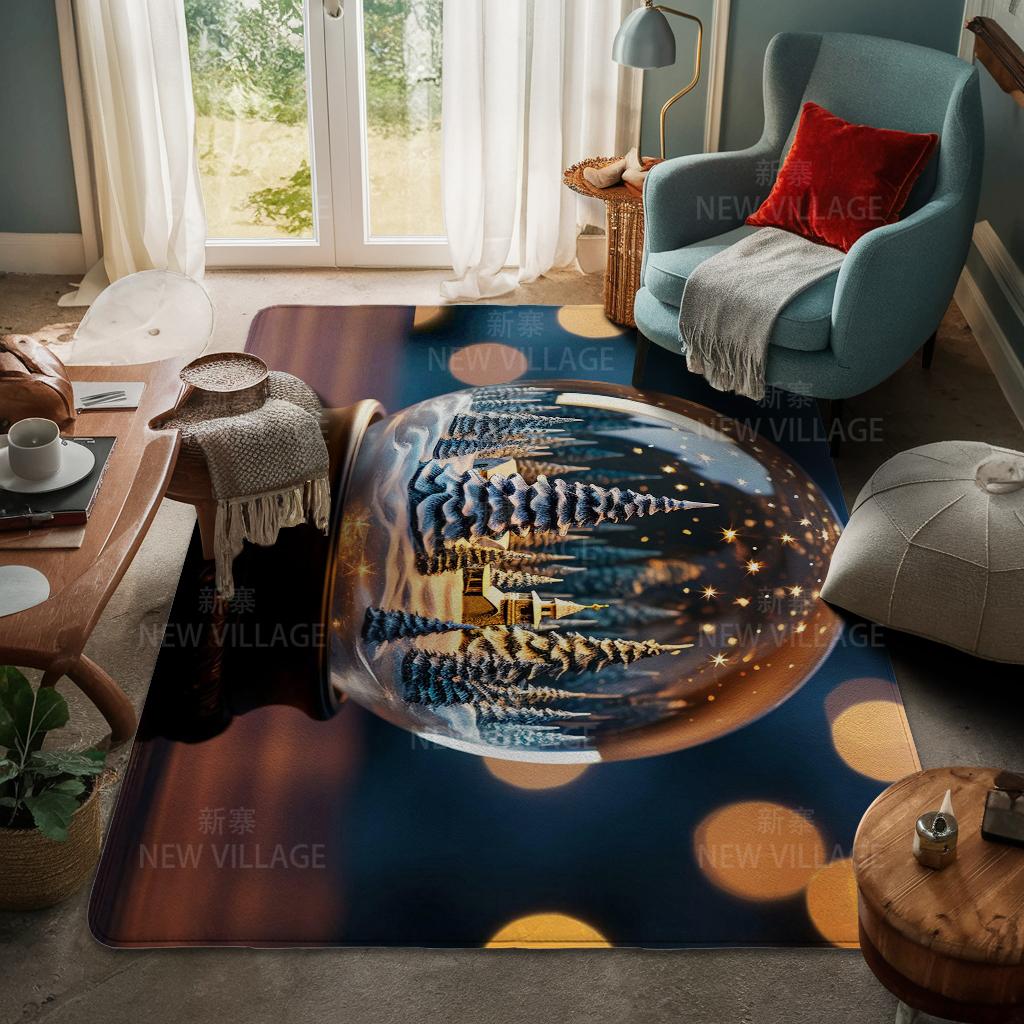 

Ковер у входа в дом Домашний коврик у двери Гостиная Ванная Комната Ноги ванная комната Нескользящие коврики с водопоглощением для ванной Счастливого Рождества зима 400mmx600mm