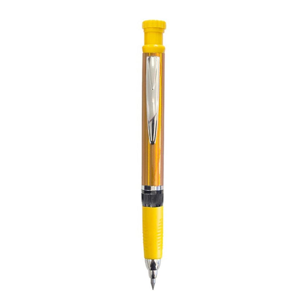 

with Pencil Cover Woodworking Pencil 2.8mm Woodworking Marking Tool Woodworking Construction жовтий