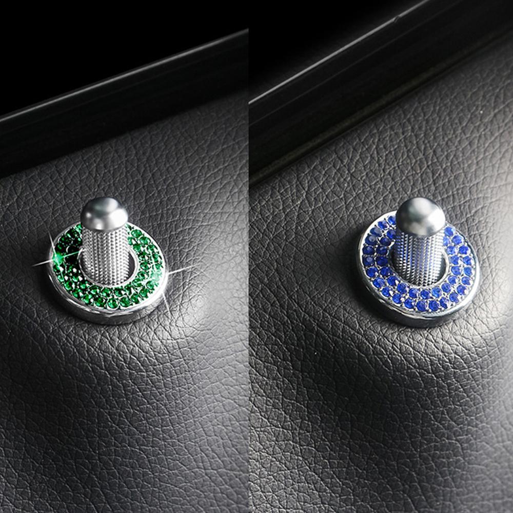 1~8PCS Door Lift Interior Trim Shining For Mercedes-benz Inner Door Lock Pull Cover Door Bolt Decorative Cover