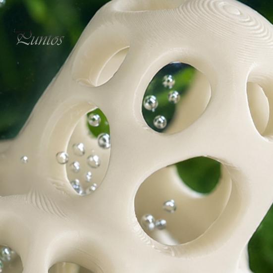 Juvenile Fish Cave 3D Printed Aquarium Shrimp Cave, Hollow Out Tank Shelter, Natural Underwater Landscape Safe Hideout for Hiding, Resting,