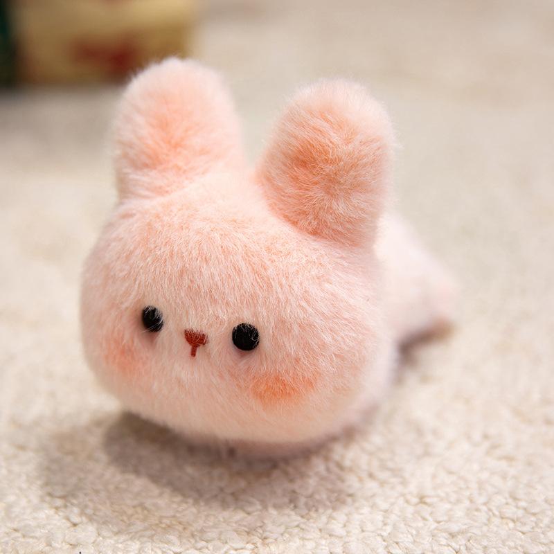 Cute Little Animal Elephant Rabbit Refrigerator Sticker Plush Toy Doll Magnetic Fox Doll Girl Rag Doll