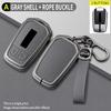 Isuzu D-Max and mu-X Premium Metal Key Cover for Lingtuo Ruimai Pickup – Men's High-End Car Shell Buckle