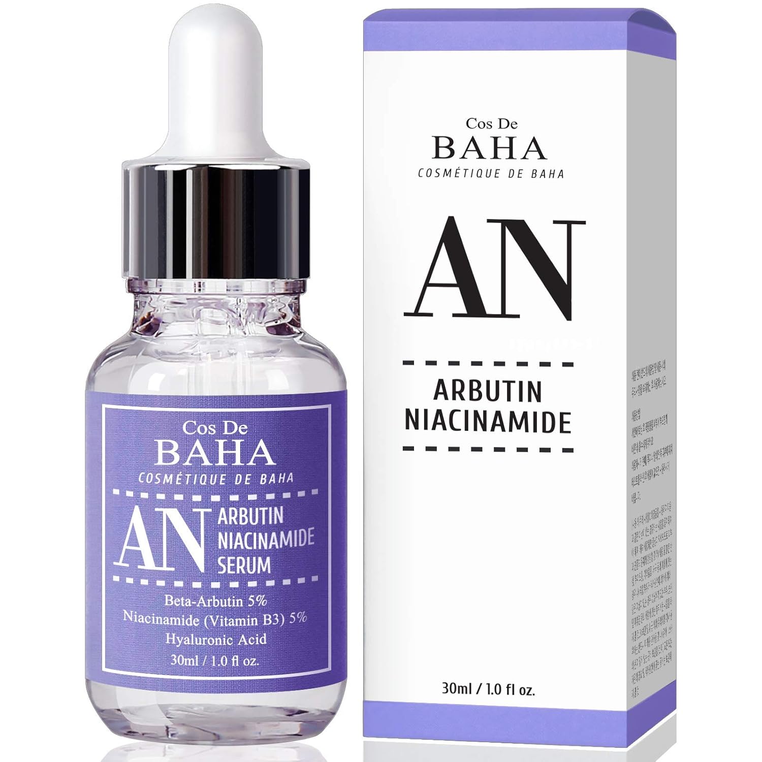 

COS DE BAHA Arbutin+Niacinamide Serum 30 мл - освітлююча сироватка