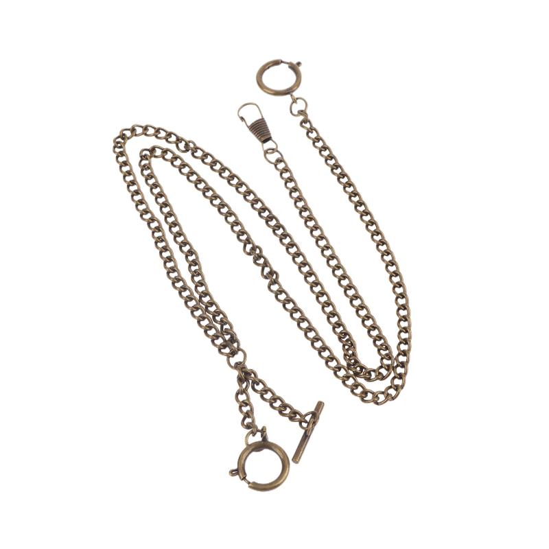 Doppelkettige Taschenuhrkette Gliederkette Klipp Taschenkette Für Männer Und Frauen Als Weihnachts- Und Vatertagsgeschenk