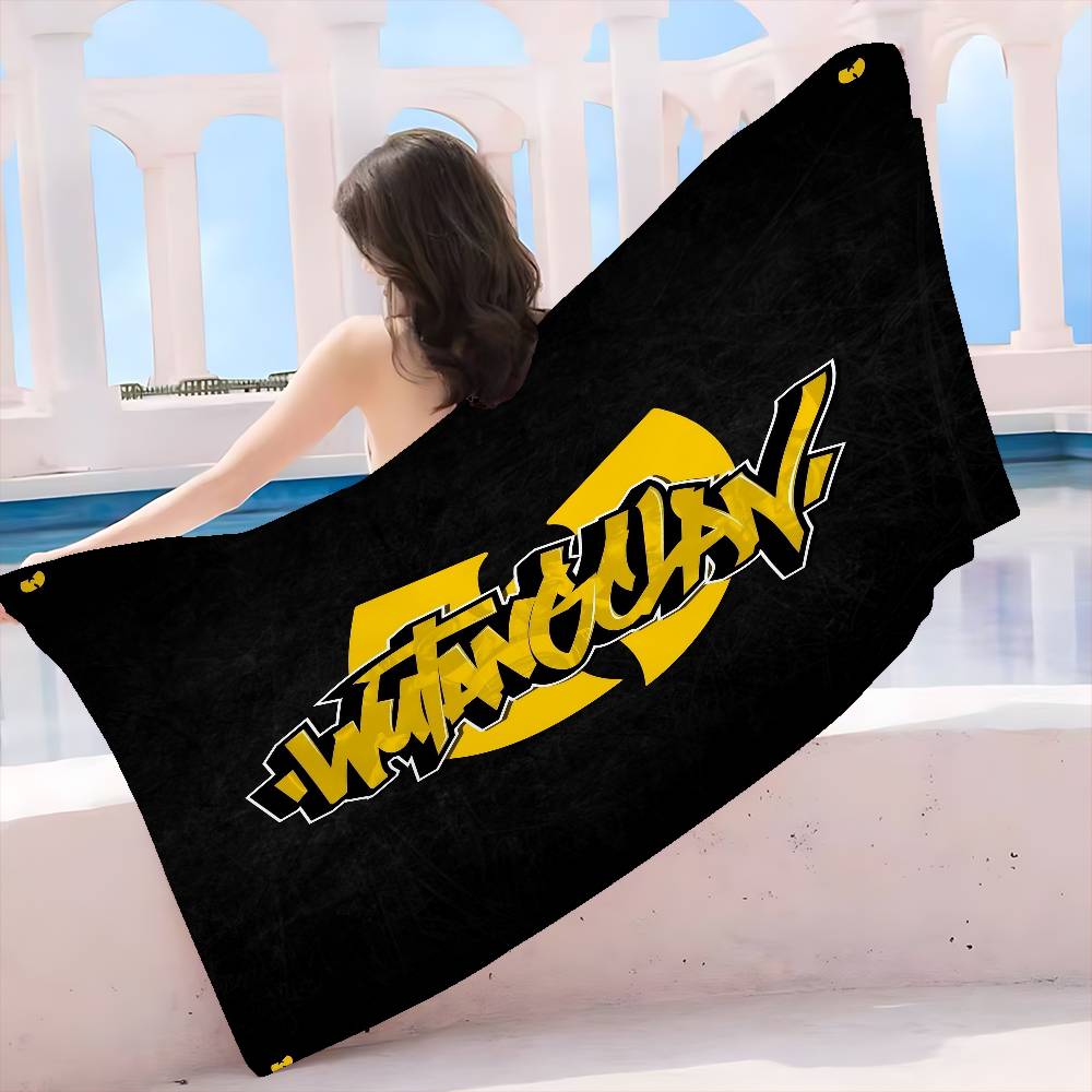 WU-TANG-CLAN HIP-HOP Combination Microfiber Beach Towel Absorbent Quick Dry Soft Yoga Swimming Resort Mountain Climbing Towel