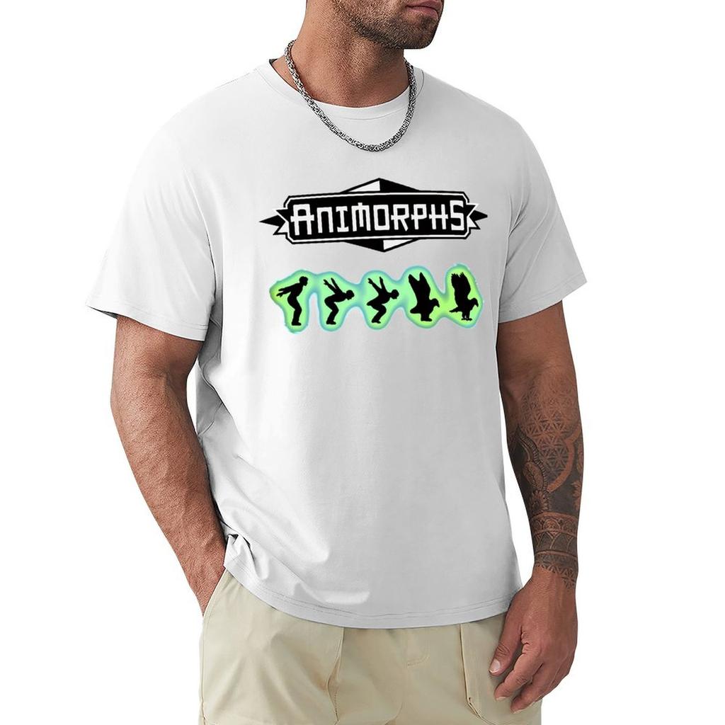 Animorphs Classic Science Fiction Children Movie Tshirt Basic Solid Color Short Sleeve Cotton Top