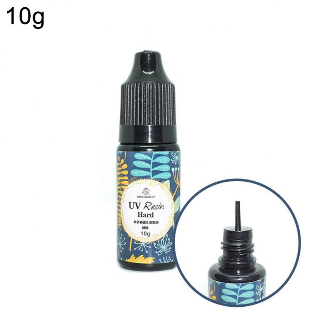 

10/15/25/60/100/200 г УФ-смола твердый клей ультрафиолетовый прозрачный светодиодный DIY инструменты 10g