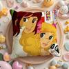 C-Candy Candy Anime Cushion Cover Plush Fabric Soft Double-Sided Printed Sofa Warm Winter Home Gift Pillow Cover