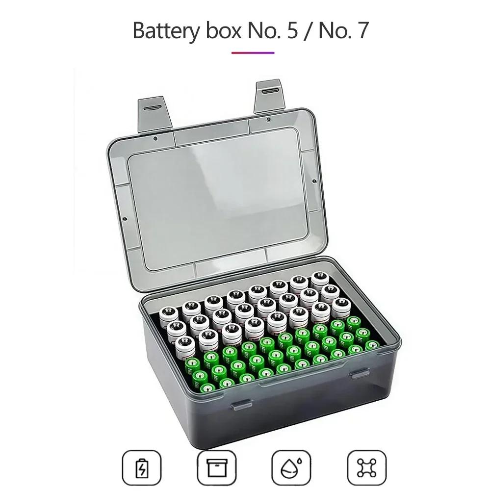 72 Slots Battery Storage Organizer Holder Holds AA AAA Batteries Battery Box Case Garage Container Home Organization Dispenser