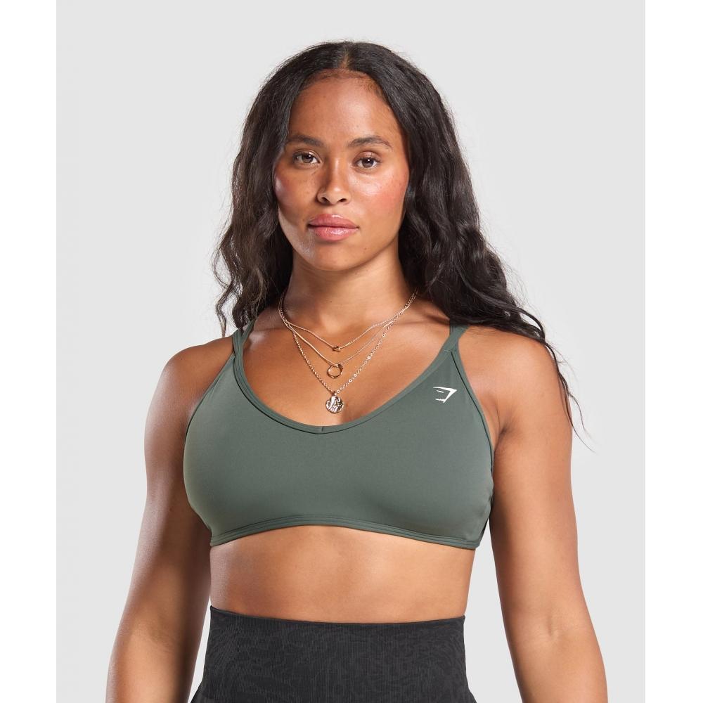 Gymshark Sujetador Deportivo Back Gains Pizarra Teal B8a5u Tbnh