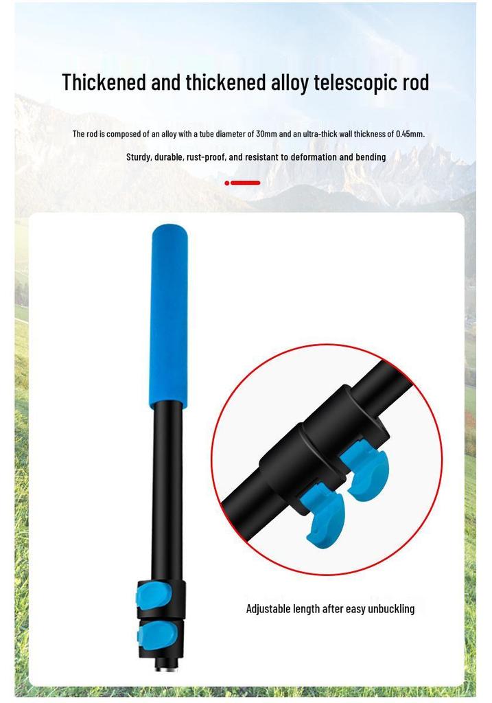 Aluminum Alloy Telescopic Fruit Picker for Chestnuts, Walnuts, Apples