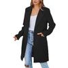 European Autumn Plus Size Woolen Women's Single-Button Cardigan Coat