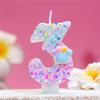 Cat Paw Luminous Digital Birthday Candles for Cake Decoration