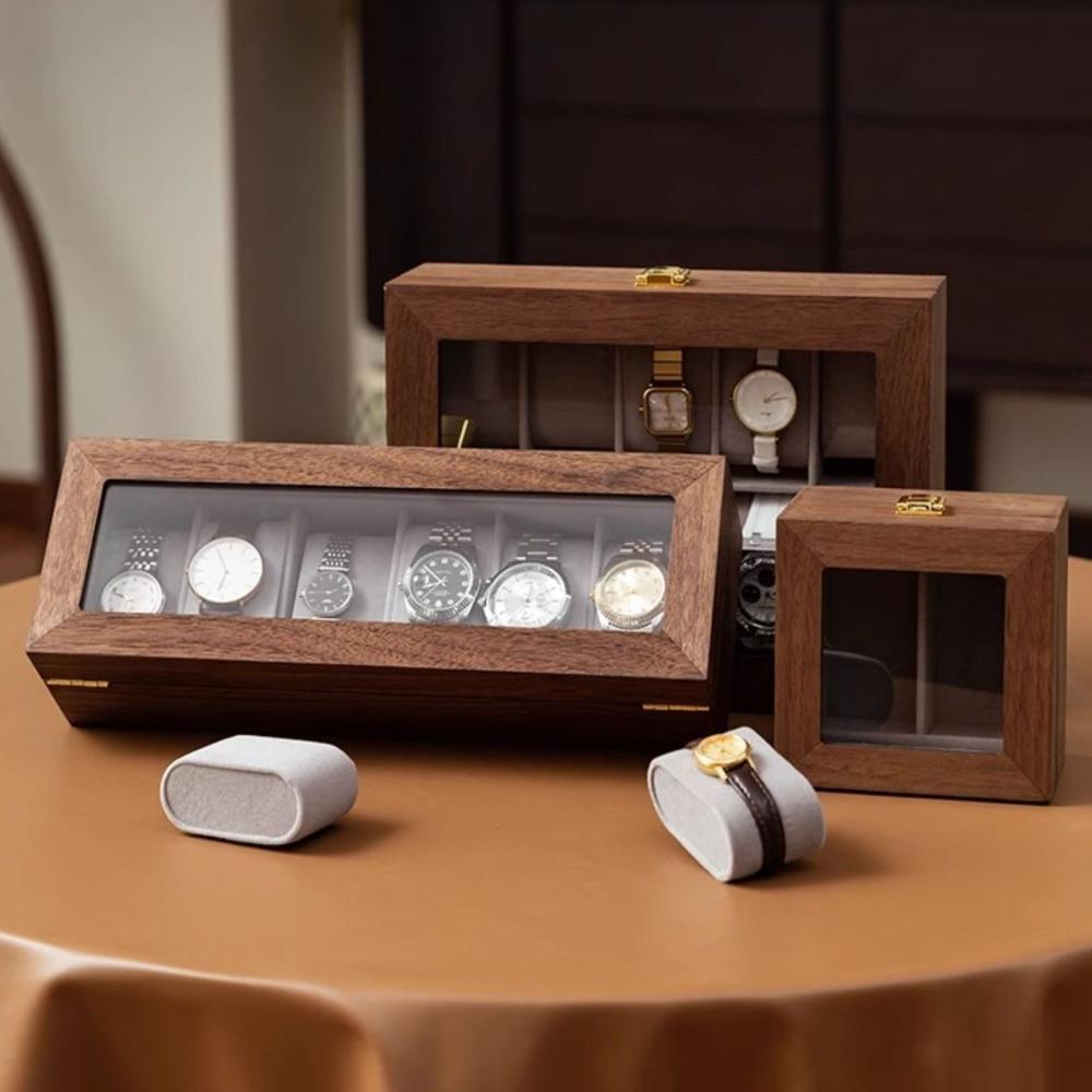 Home-use Exquisite Wooden Watch Storage Box, High-end Display Box Specifically for Men's and Women's Watches, A Gift for Boys