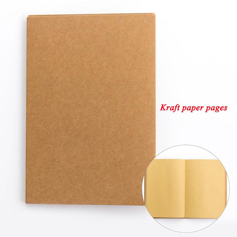 Neuer Eingang Weiß/Kraftpapier Innenseite Notizbuch Kunststudenten Skizzenbuch Büro Notiz Kinder Kritzeln Schulbedarf
