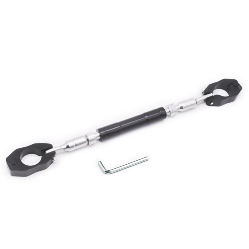 

Стабилизатор руля мотоцикла, Регулируемая поперечная планка, Балансировочный кронштейн, Регулятор, Усиление, Повышенный комфорт при езде чёрный