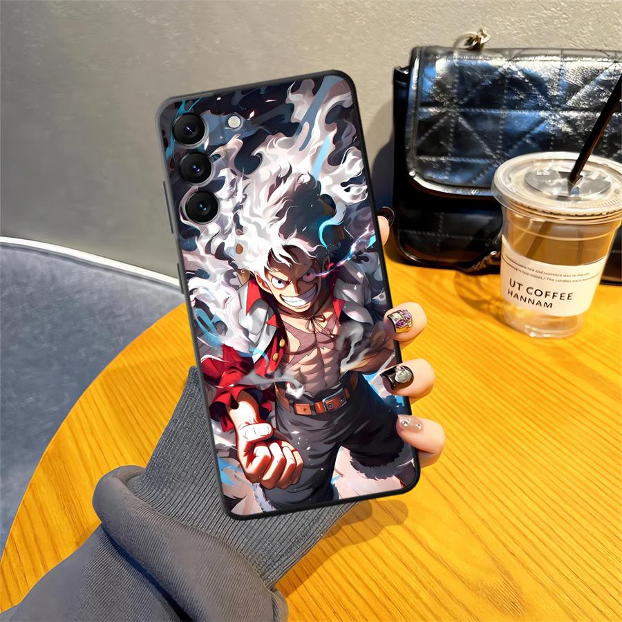 Cool Luffy Anime Case for Samsung Galaxy A05 A01 A02 A50 A70 A03 Note 20 Ultra 9 10 A04 A07 A06 A30 A40 A10 A20 Phone Cover