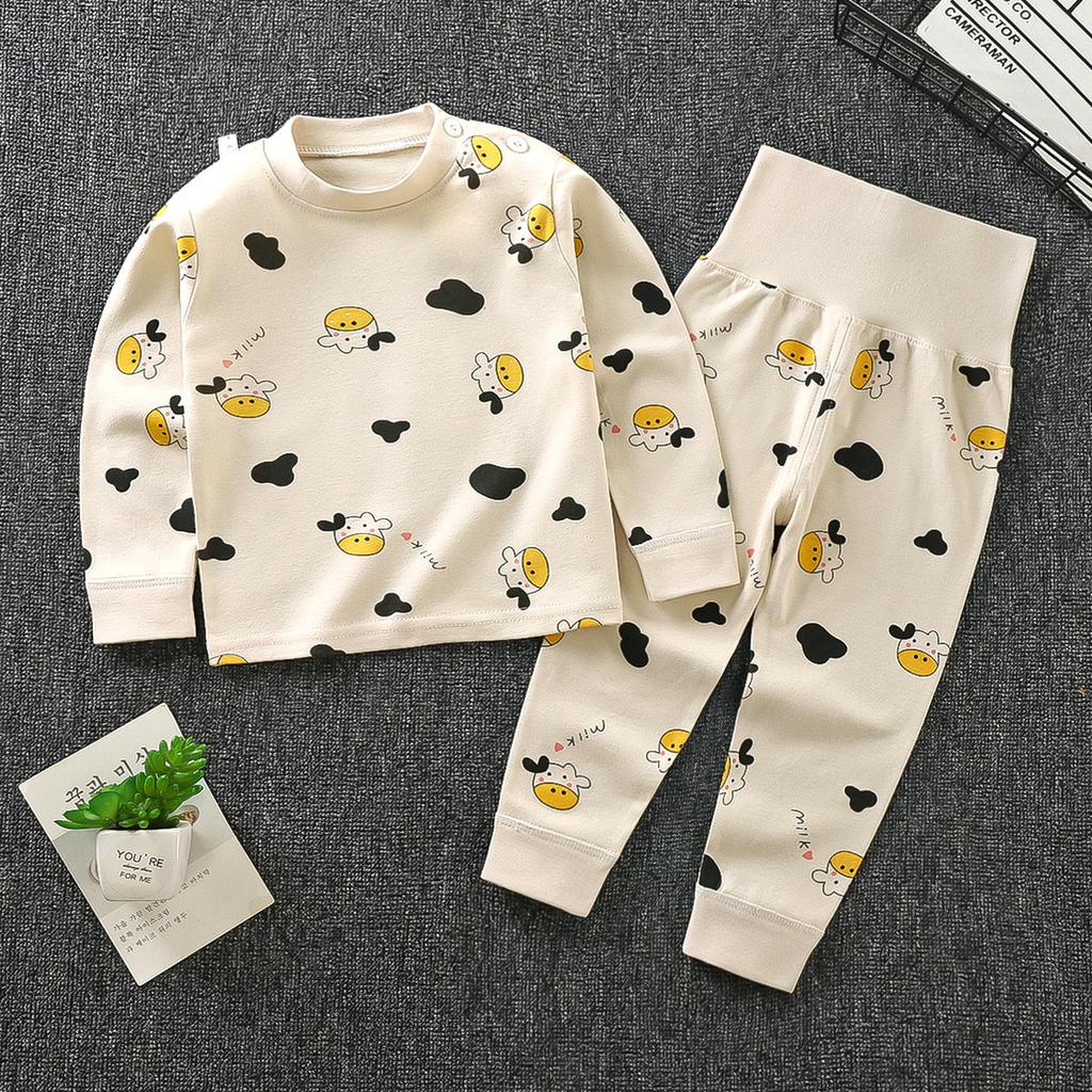 Kinder-Unterwäsche-Sets - Langarm- und Langhosen-Sets Für Jungen, Lässige Pyjama-Sets Für Mädchen Im 2-teiligen Stil