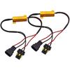 Aoling 9005 9006 Varsellysdeaktivator Varsellysdeaktivator Forebygging LED-pære Utbrenthet Varsellys Fjernlysindikator Deaktivator 2 stk HB3, HB4, LED,