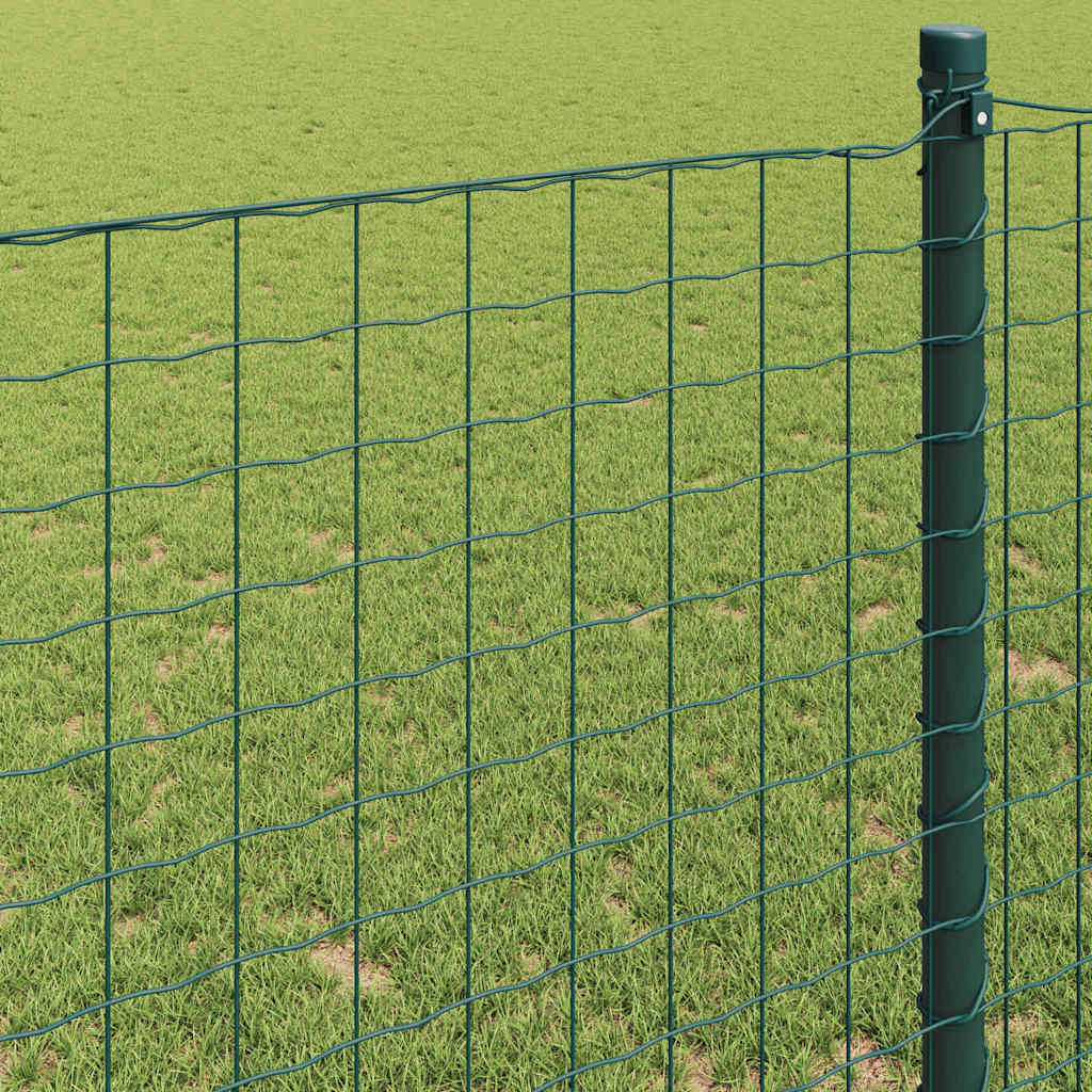 Euro Fence Green 1 X 10 M PVC Coated Iron