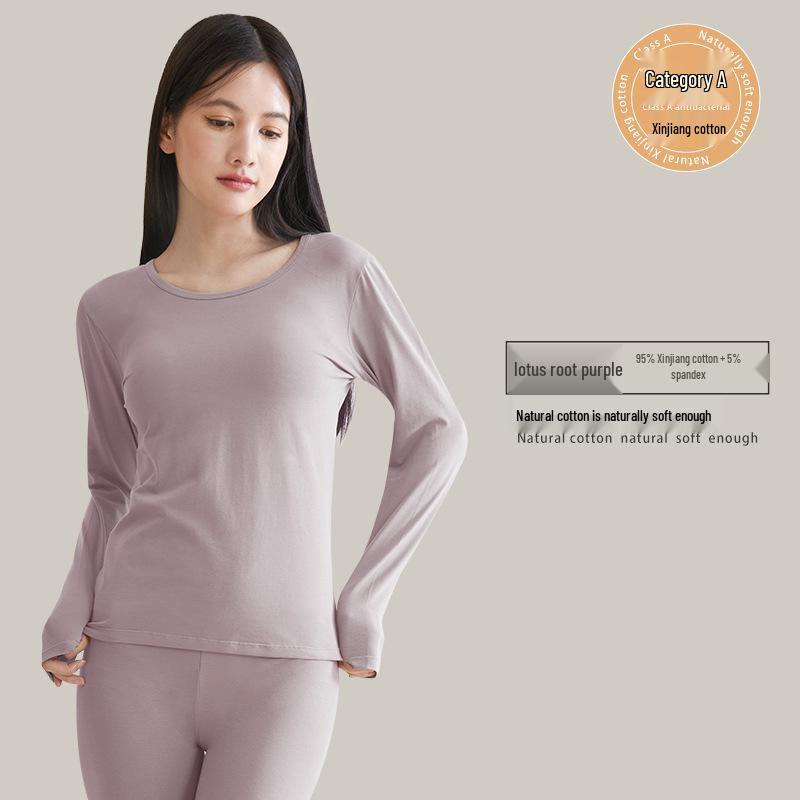 

Женский комплект одежды из антибактериального длинноволокнистого хлопка 7А на осень и зиму L