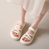 Zapatillas frescas de suela gruesa para mujer, calzado de verano para exteriores, Novedad de Año Nuevo, de dos usos con faldas, estilo de hada, sandalias de playa para mujeres embarazadas