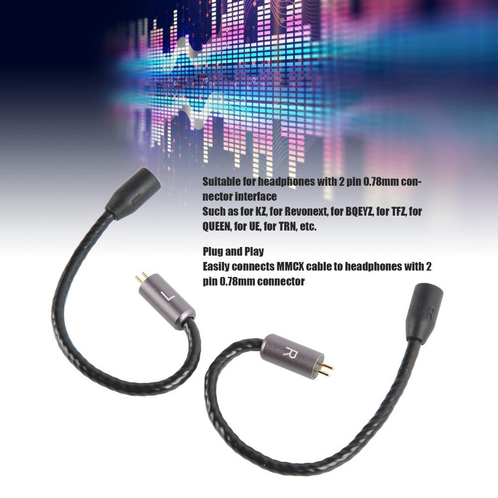 Plug and Play Lossless Sound Cord Earphone Adapter Cable for AS10 AS06 AS10 ZST ZS3AS10 Daily Use