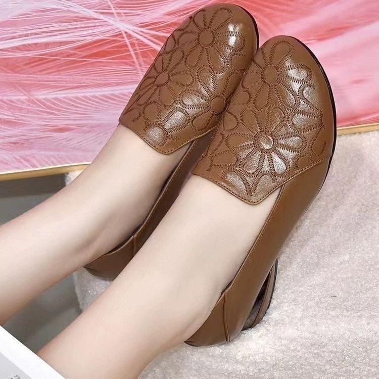 Single shoes spring and autumn new spring comfortable soft-soled casual shoes
