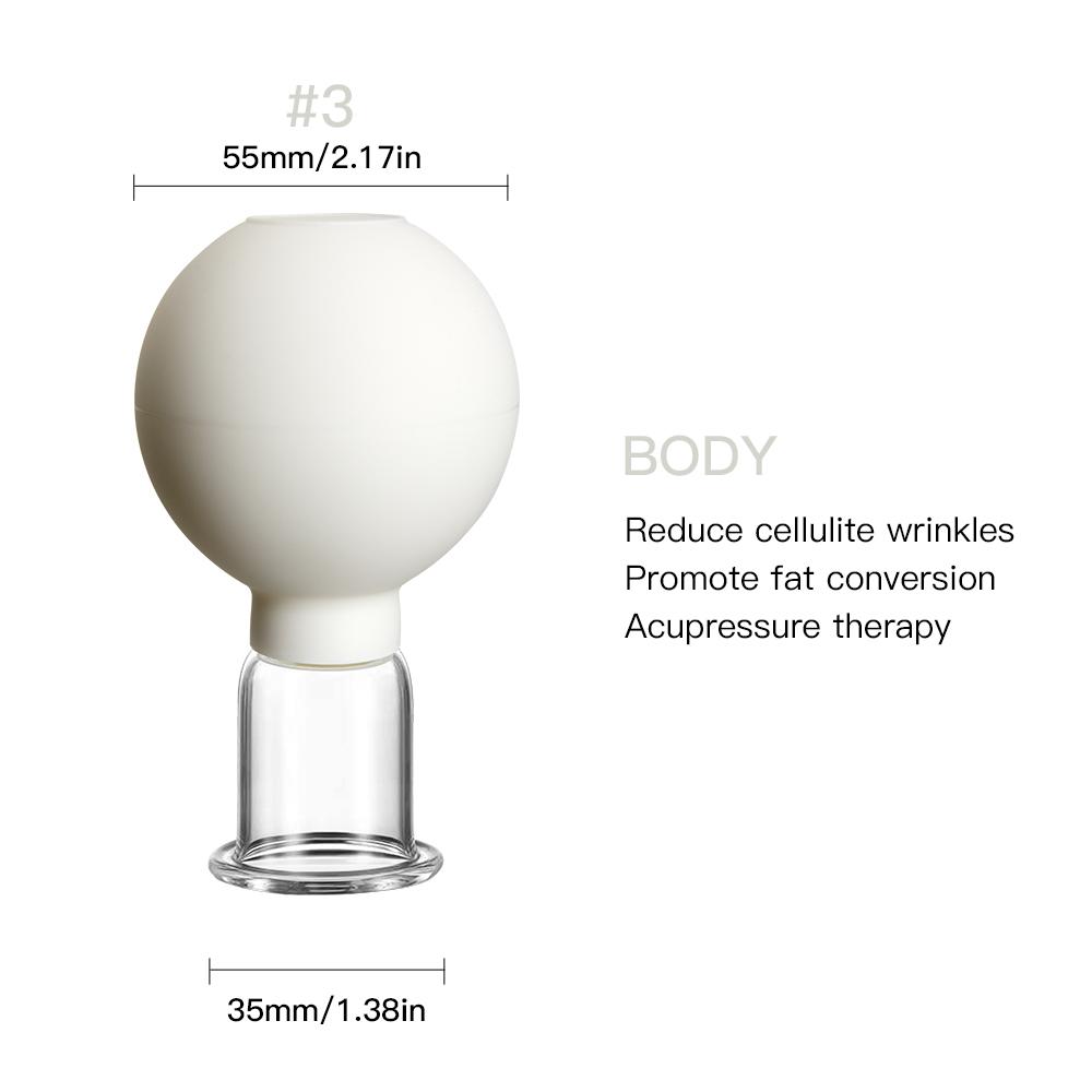 New Rubber Vacuum Cupping Massage for Body Anti Cellulite Cans Vacuum Jar Medical Chineses Therapy Cupping Health Care Tool 1PC