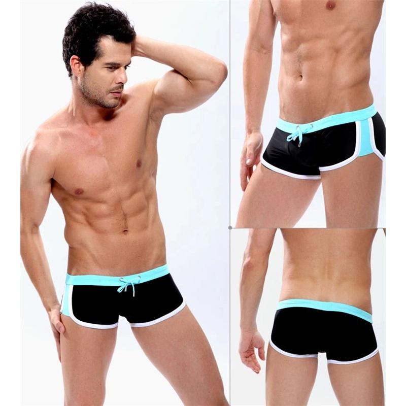 Stylish Men's Swimming Trunks - Quick-Dry Square Leg Swim Shorts For Big & Tall Gentlemen - Perfect Beach Swimwear
