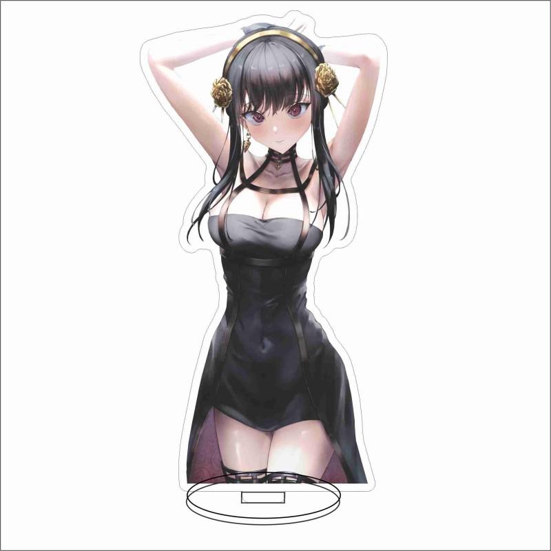 15CM SPY×FAMILY Anime Figure Yor Forger Cosplay Sexy Style Acrylic Stands Model Tabletop Decor Props Standing Sign Fans