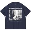 T-shirt Heavy Metal 100% Cotone 230 Gsm Stampa Band Rock Musica Popolare Unisex T-shirt Pesante in Cotone