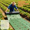 Perforated Heavy-Duty Weed Barrier Fabric Ideal for Garden, Vegetable Patch, Orchard, and Yard - Suppresses Weeds, Breathable, Water-Permeable