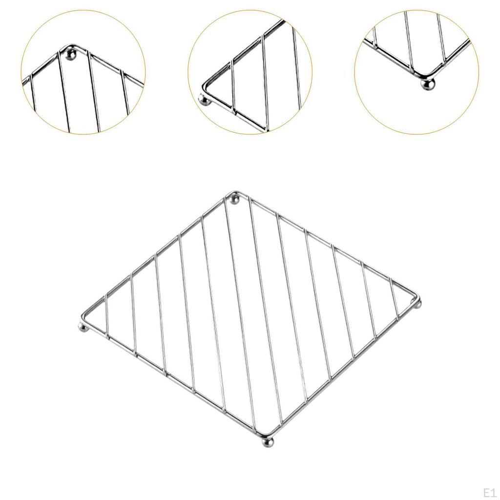 Heat Resistant Iron Trivet for Dining Table, Coffee, Dishes, Apartment Stoves