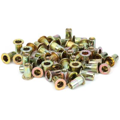 150 pezzi M4 Rivetti a Inserto Zincati Colorati Rivettatura Rapida Automobili Accessori Hardware