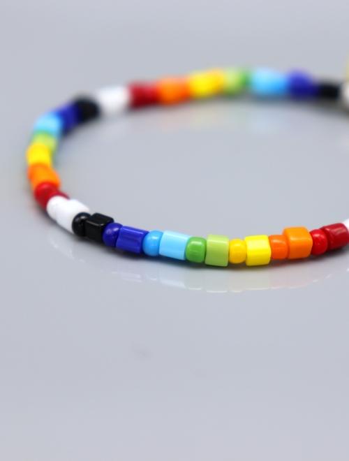 Bonbeau Smile Pendant Point Square Beads Bracelet