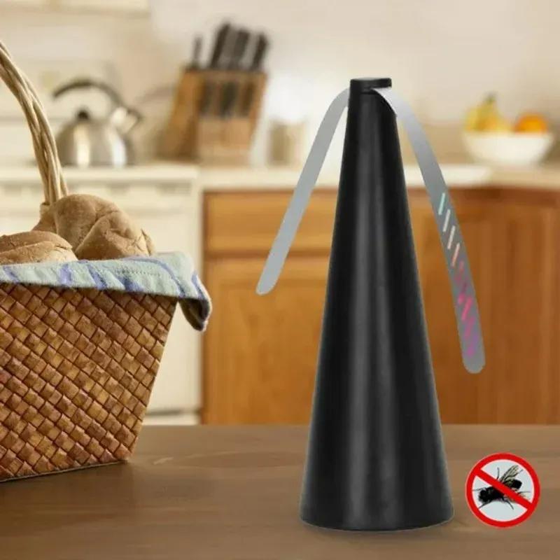 Electric Insect Repellent Fan: USB/Battery Powered Tabletop Fly Killer for Kitchen Outdoor Food Safety Device