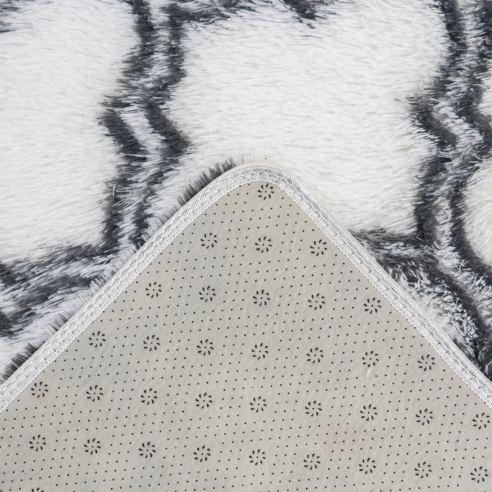Dywan do salonu shaggy DECOR antypoślizgowy miękki puszysty modny 100x150 White Lantern