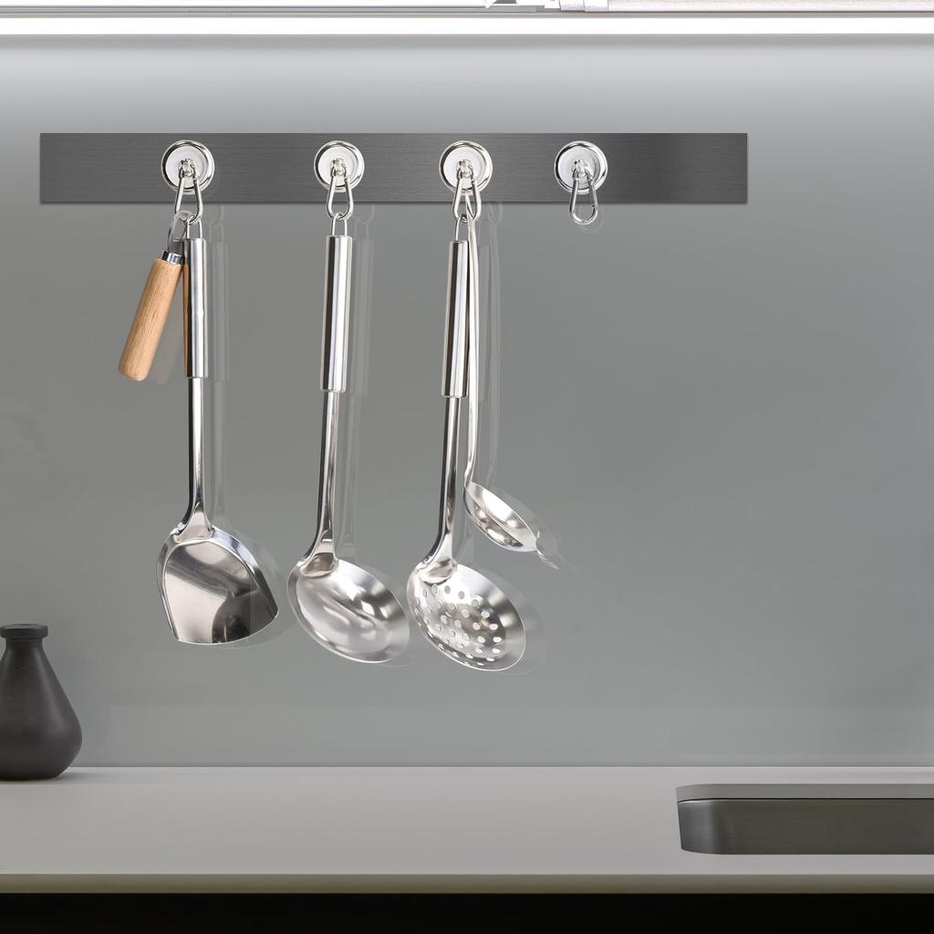 Strong Magnet 25mm Pack of Neodymium Magnets with Carabiner Maximum Load Capacity of Super for Commercial Outdoor and Wall Mounting Hooks, Diameter,