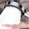 Plastic Shower Head Large Panel High-pressure Super Powerful Shower Head 6 Mode Adjustable Easy Install Shower Spray Nozzle