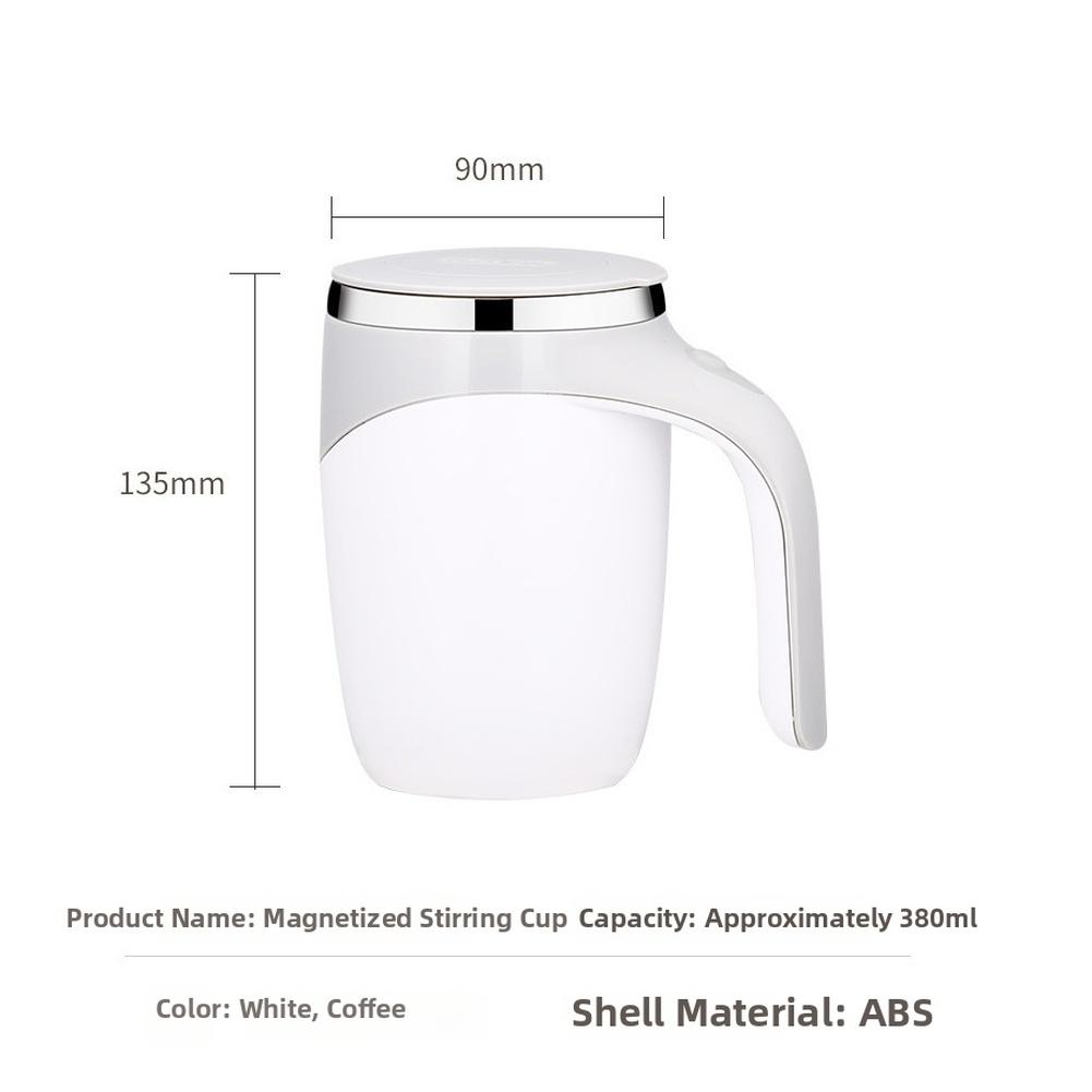 Automatische magnetische Rührkaffeetasse 380 ml Edelstahl-Innenleben Leicht Tragbar für Büro und Reise