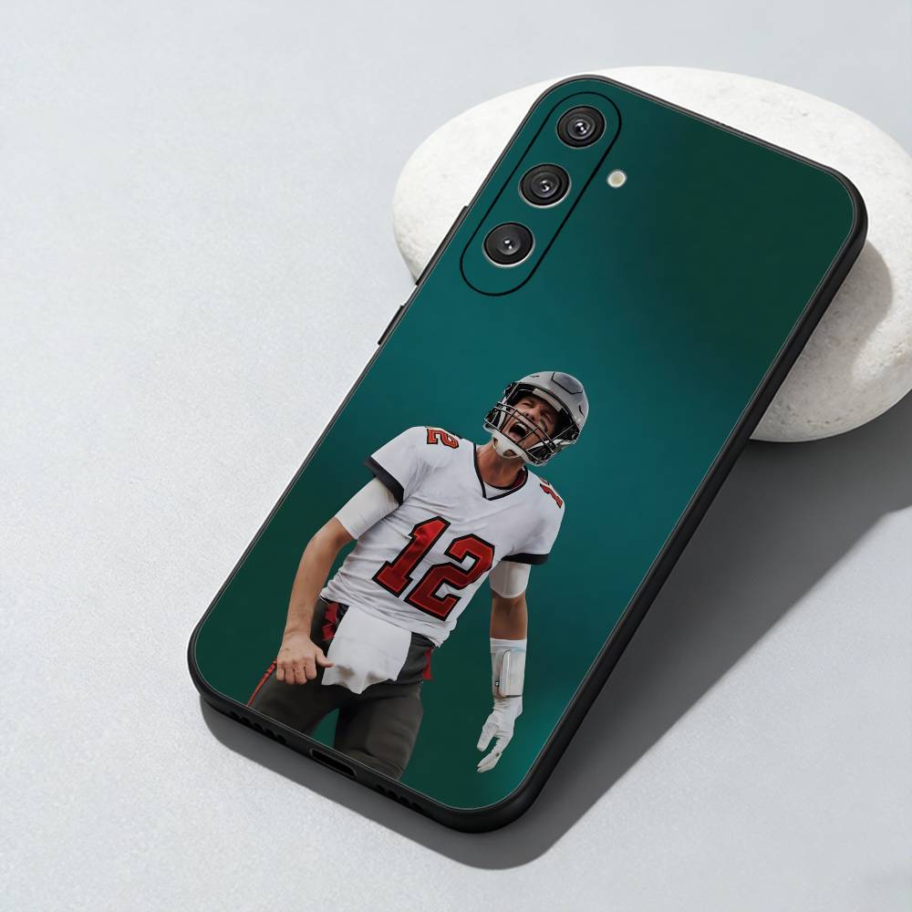 Baseball Player T-Tom B-Brady Phone Case For Samsung Galaxy A73,A72,A71,A70,A52,A51 Others Soft Black Cover