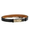 Women's Adjustable Genuine Leather Alligator Pattern Belt