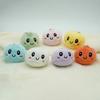 Treasuringu  Cute Steamed Bun Shaped Keychain 7-Color Baozi Plushie Bag Food Doll Birthday Gifts