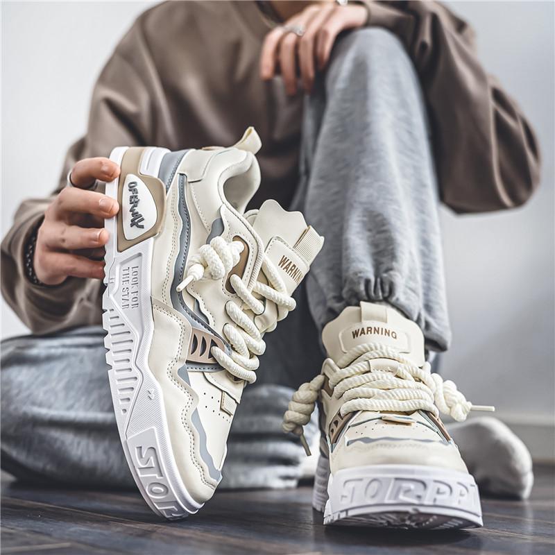 Herrenschuhe Sneakers Herren Freizeitschuhe Freizeit Luxus Herren Wanderschuhe Chunky Trend Stakeboard Schuhe für Männer Sport Laufschuhe Herrenschuhe