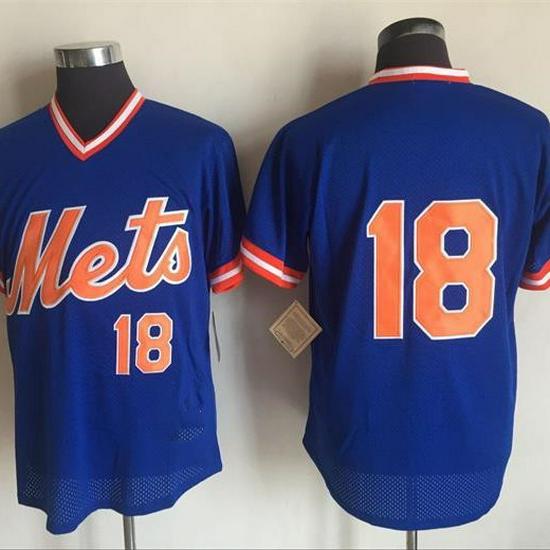 New York Mets Retro Embroidered Baseball Jersey